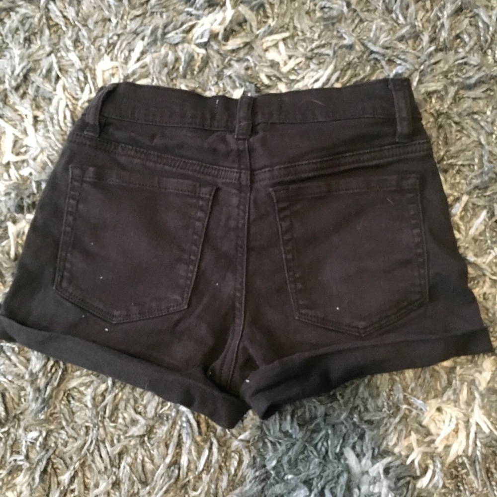 BLACK PACSUN SHORT SHORTS - Picture 2 of 3